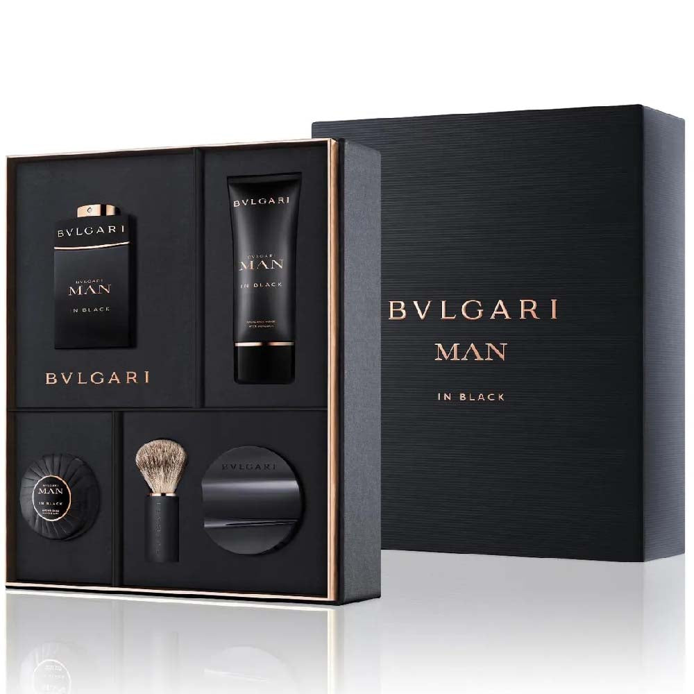 Bvlgari Man In Black Eau De Parfum Gift Set For Men
