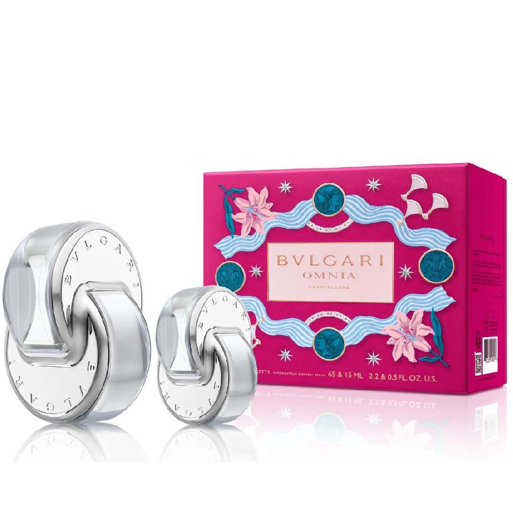 Bvlgari Omnia Crystalline Eau De Toilette Gift Set For Women