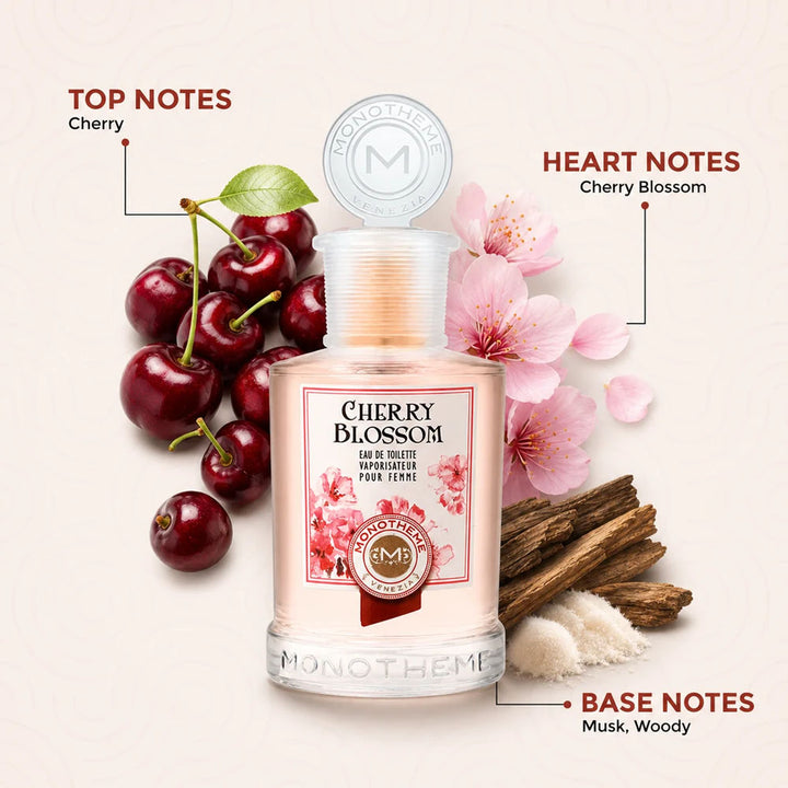 Monotheme Cherry Blossom Sweet Eau De Toilette For Women