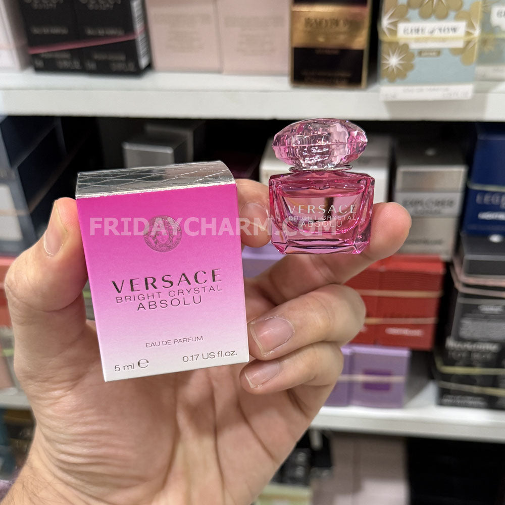 Versace Bright Crystal Absolu Eau De Parfum Miniature 5ml