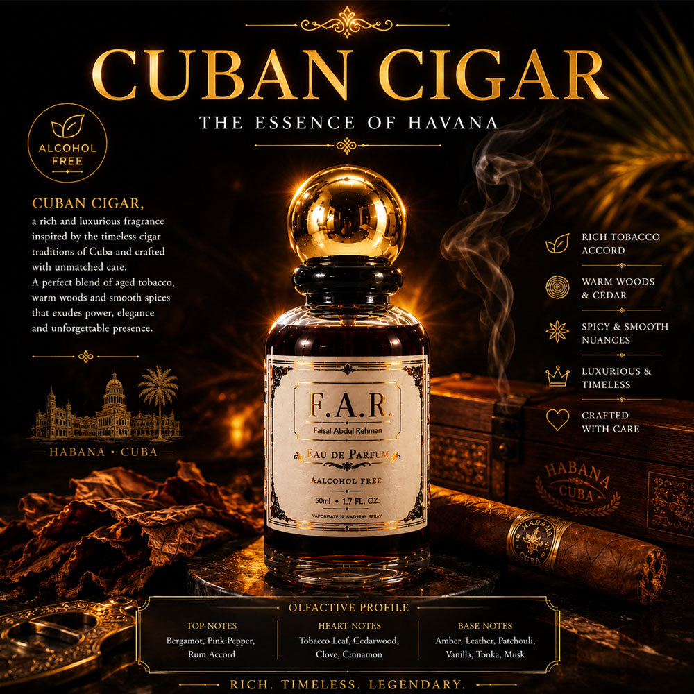 Faisal Abdul Rehman Cuban Cigar Eau De Parfum For Unisex