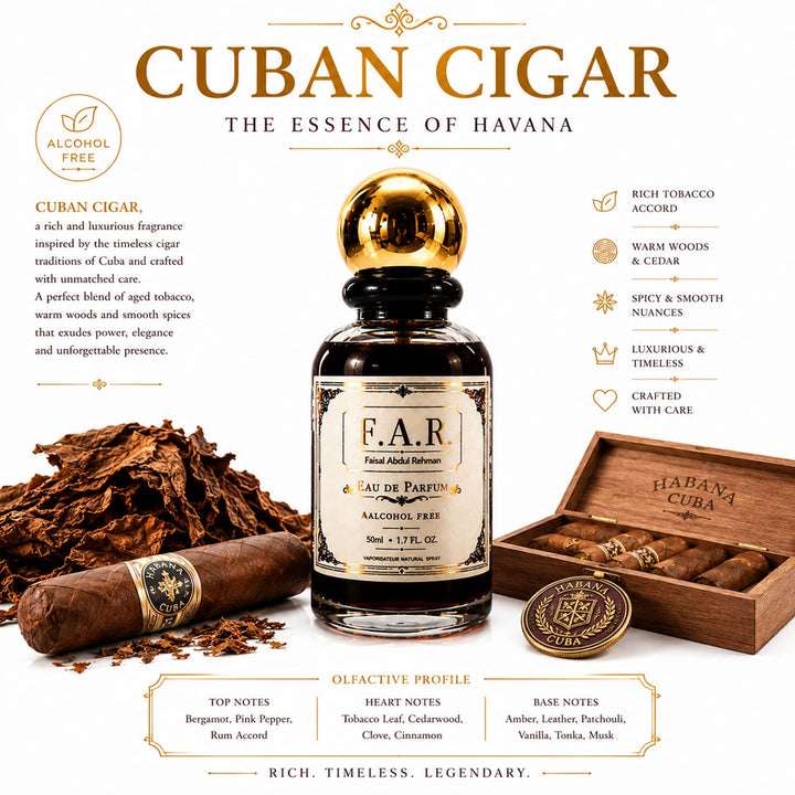 Faisal Abdul Rehman Cuban Cigar Eau De Parfum For Unisex