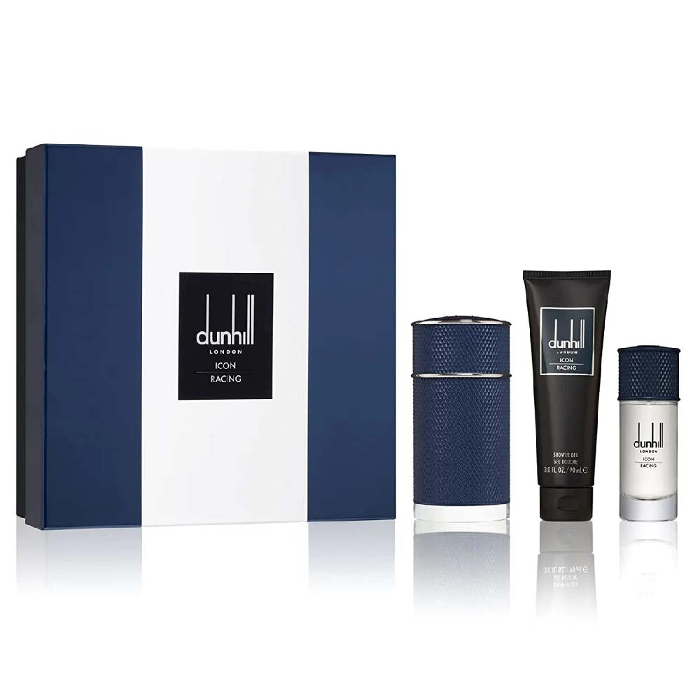 Dunhill London Icon Racing Blue Eau De Parfum Gift Set For Men