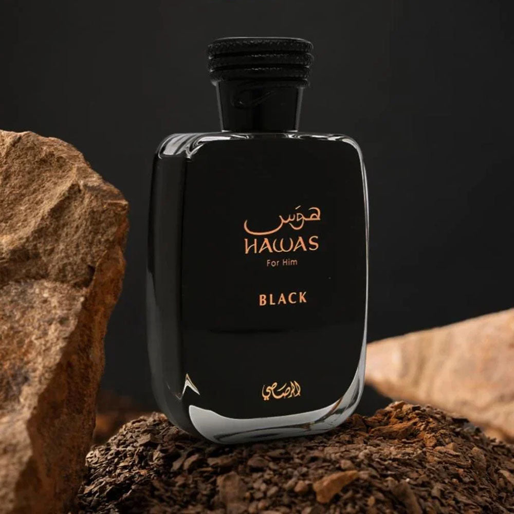 Rasasi Hawas Black Eau De Parfum For Men (2024 New Release)