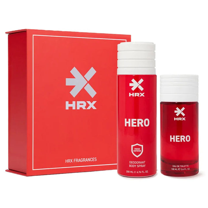 HRX Hero Eau De Toilette For Men 2pcs Set