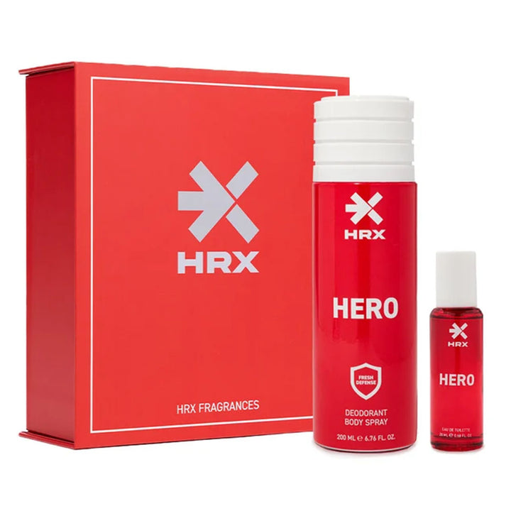 HRX Hero Eau De Toilette For Men 2pcs Set