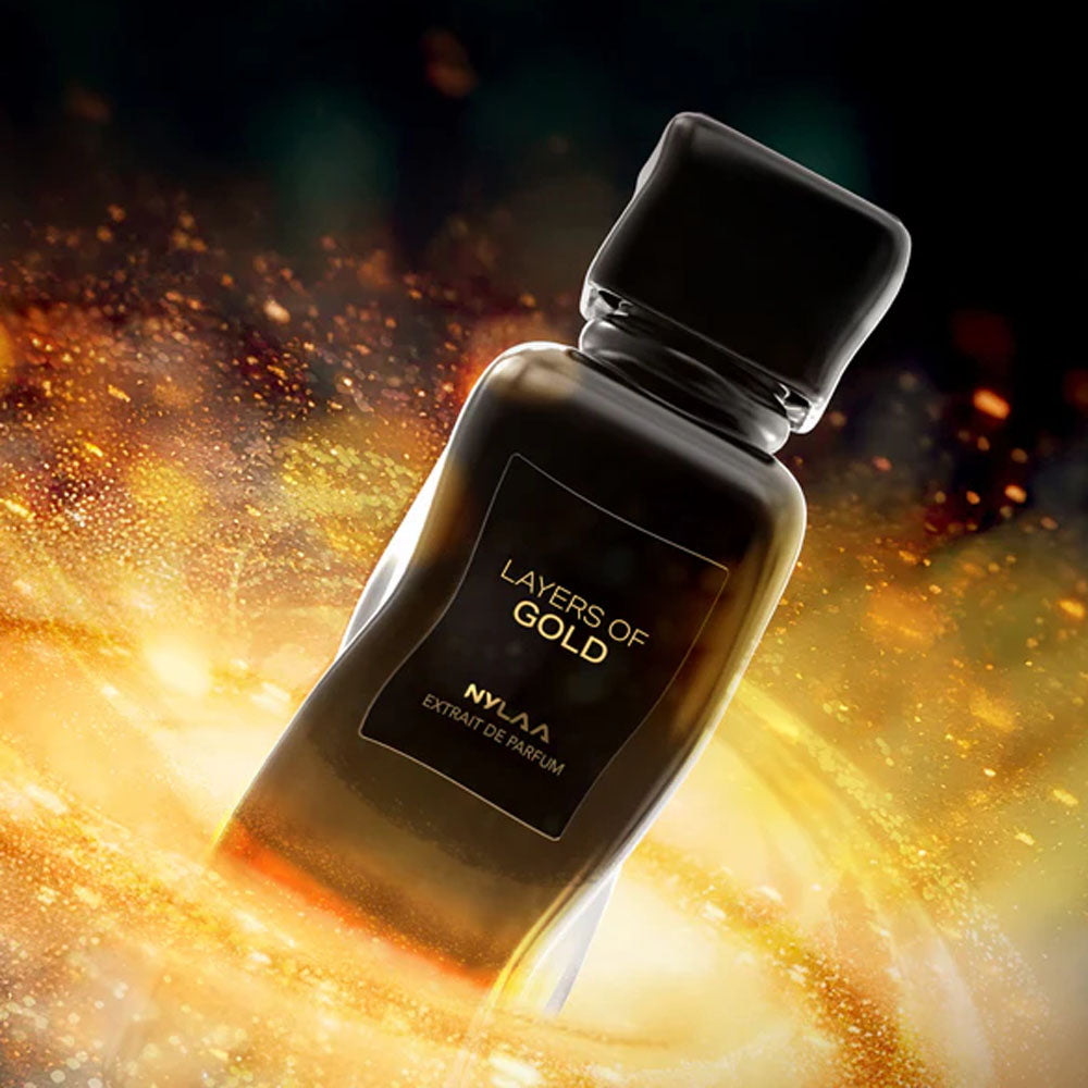 Nylaa By Rasasi Layers of Gold Extrait De Parfum For Unisex