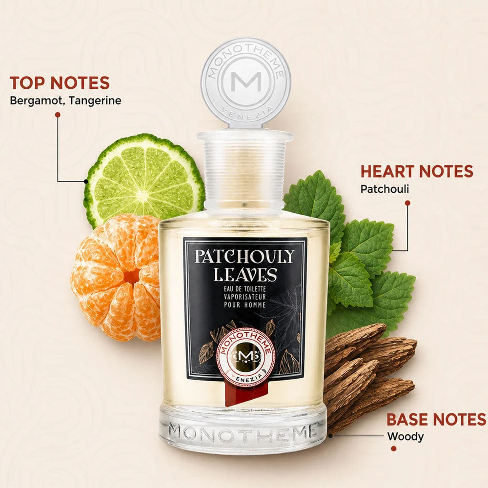 Monotheme Patchouly Leaves Eau De Toilette For Unisex