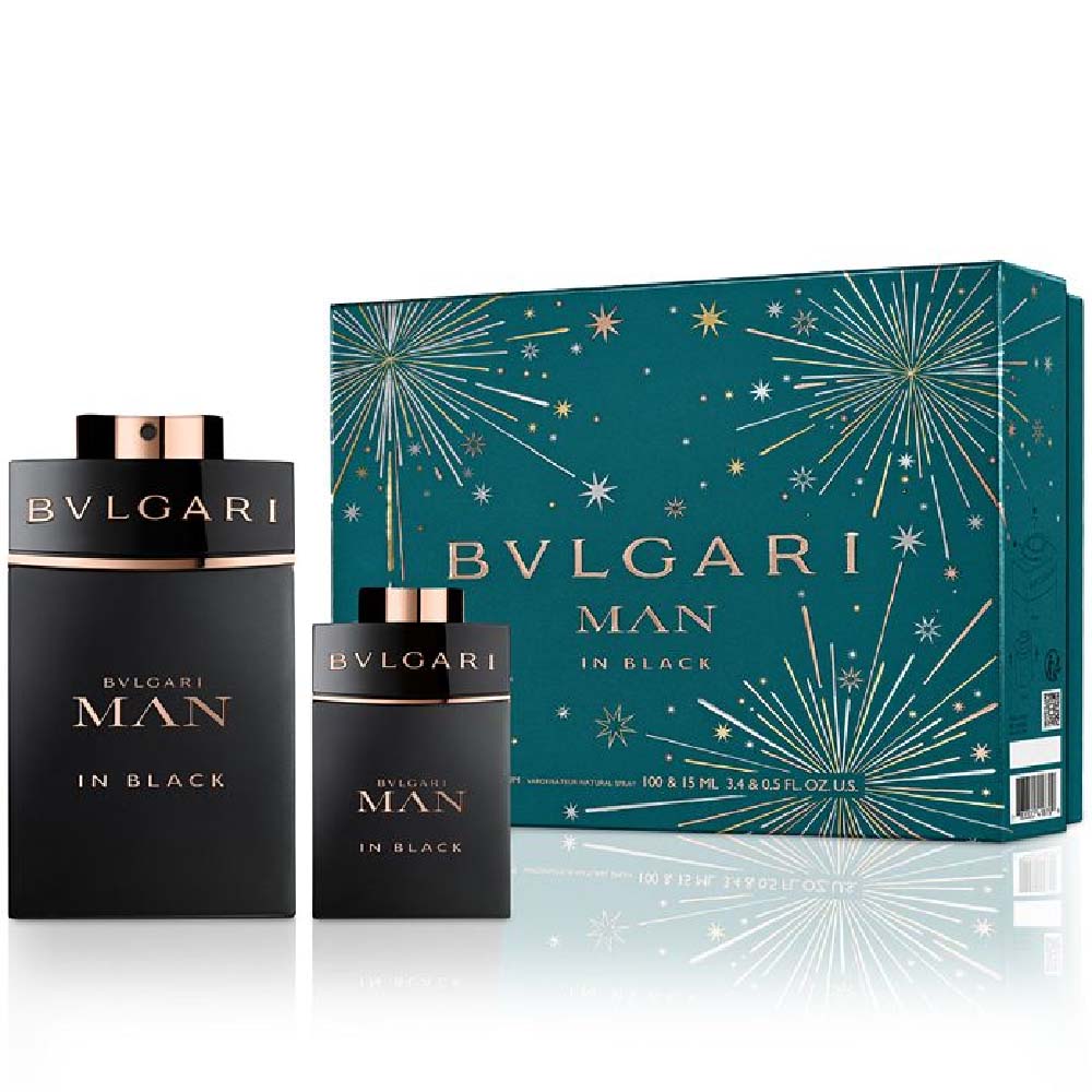 Bvlgari Man In Black Eau De Parfum Gift Set for Men