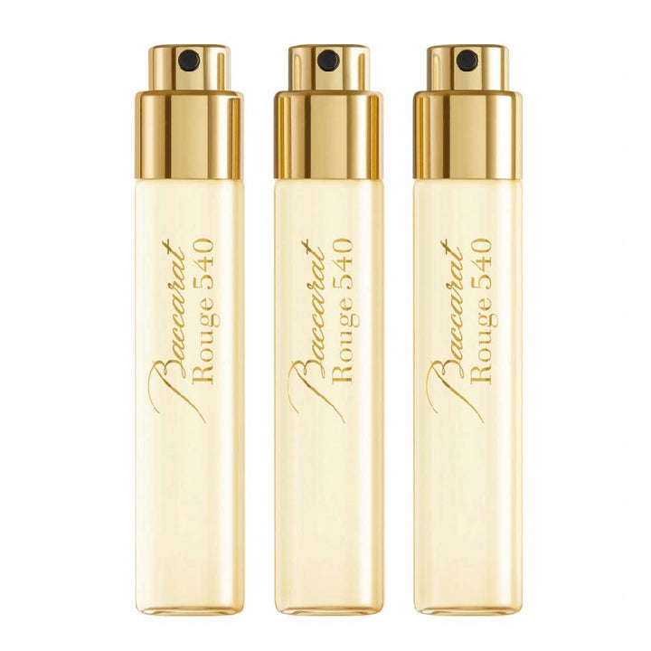 Maison Francis Kurkdjian Paris Baccarat Rouge 540 Eau De Parfum 11ml Travel Set of 3