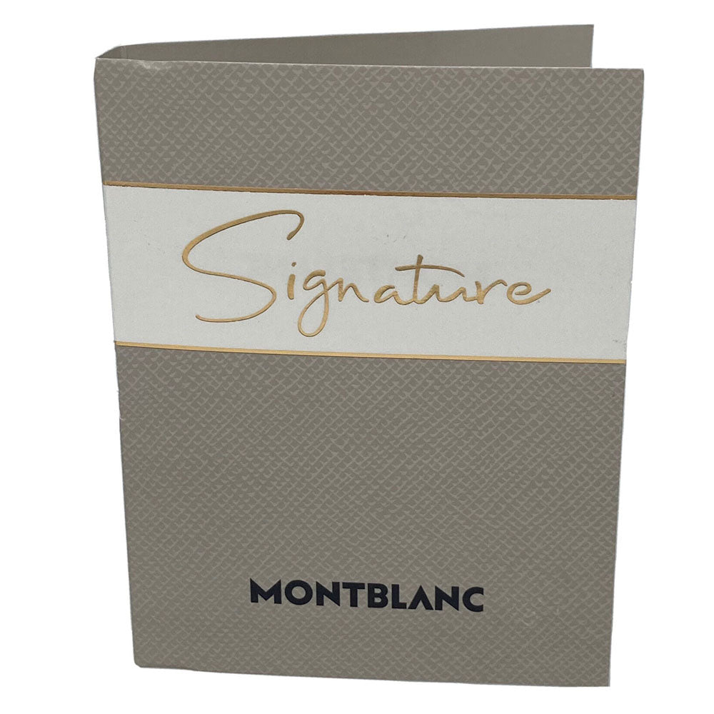 Mont Blanc Signature Eau De Parfum 2ml Vial