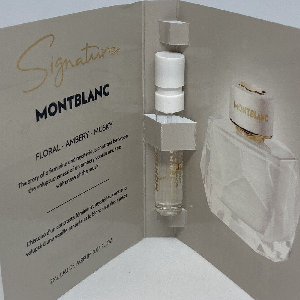 Mont Blanc Signature Eau De Parfum 2ml Vial