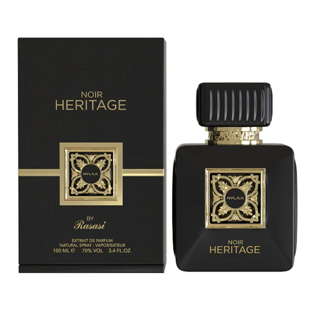 Nylaa By Rasasi Noir Heritage Extrait De Parfum For Unisex