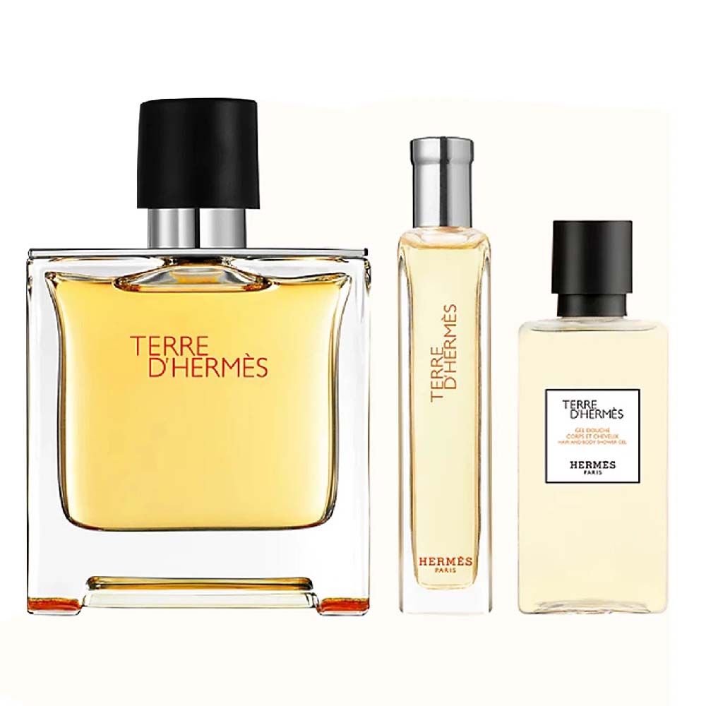 Hermes Terre D'Hermes Pure Perfume Gift Set For Men