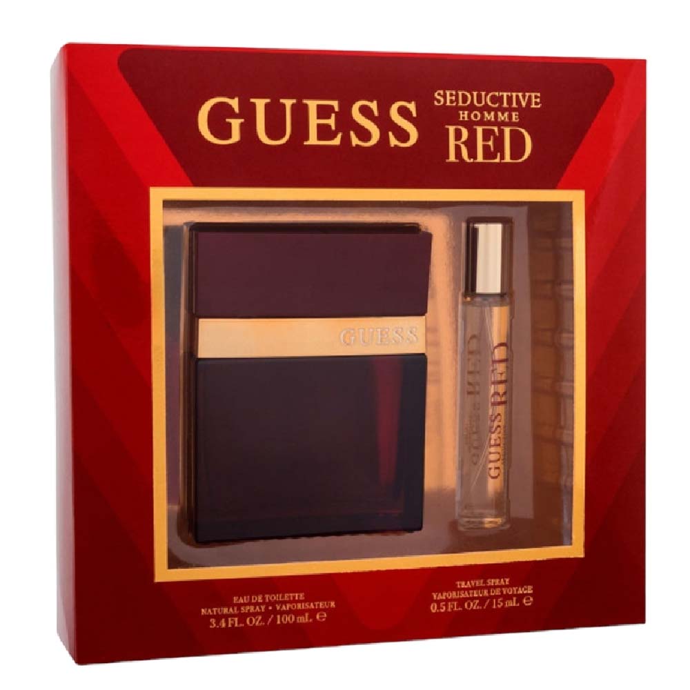 Guess Seductive Red Eau De Toilette Gift Set For Men