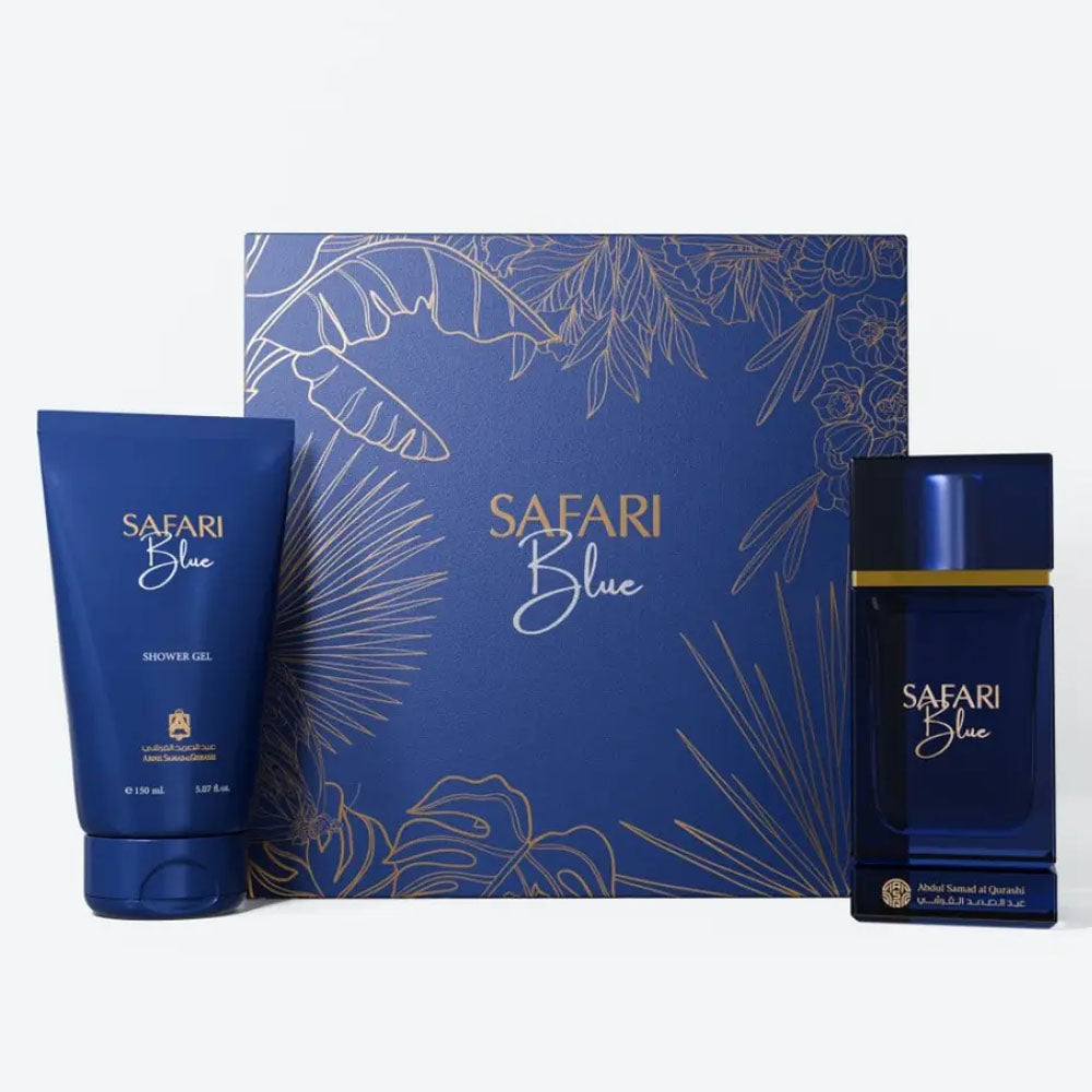 Abdul Samad Al Qurashi Safari Blue Extrait For Unisex 2pcs Set