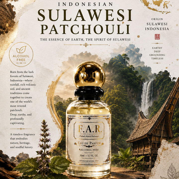 Faisal Abdul Rehman Indonesian Sulawesi Patchouli Eau De Parfum For Unisex