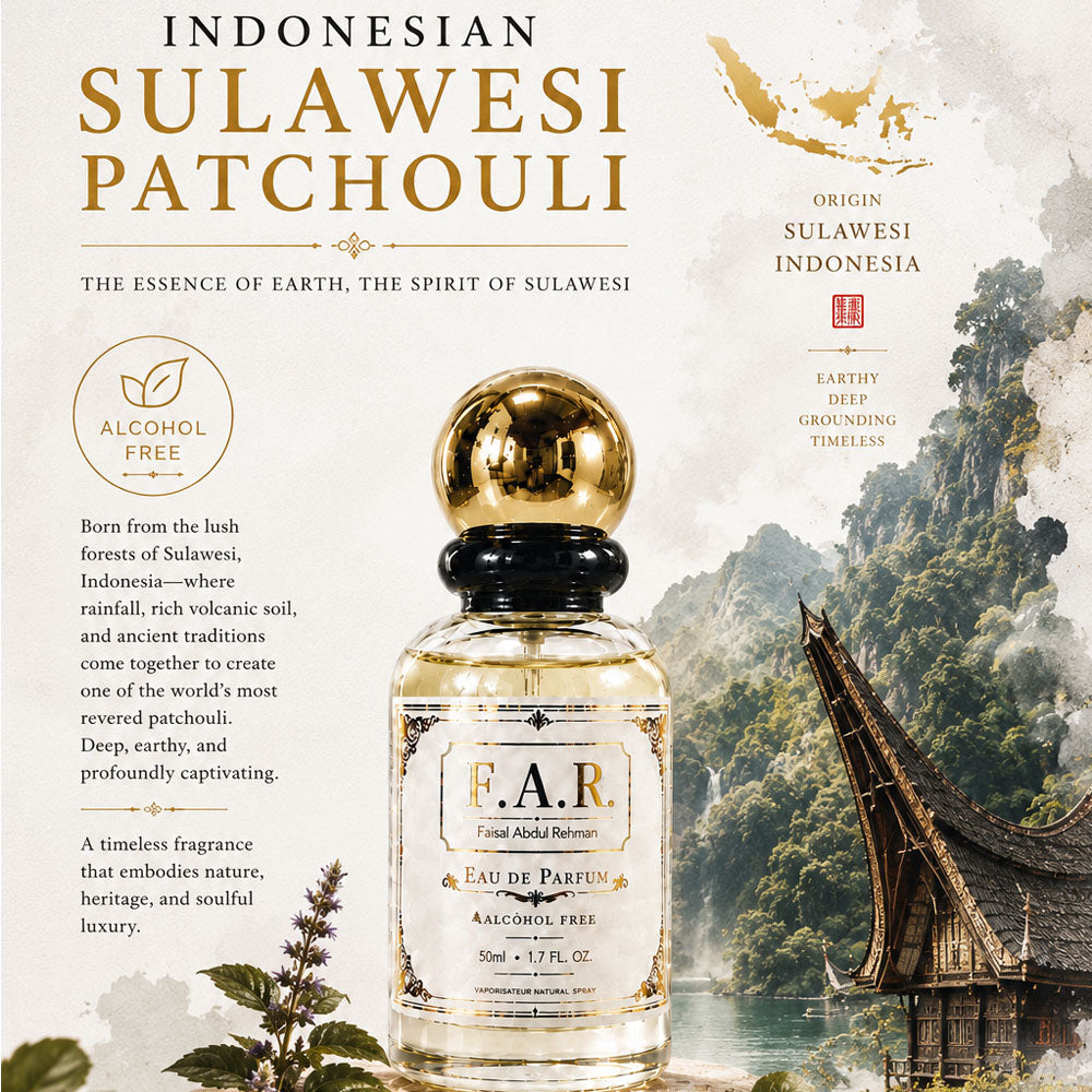 Faisal Abdul Rehman Indonesian Sulawesi Patchouli Eau De Parfum For Unisex