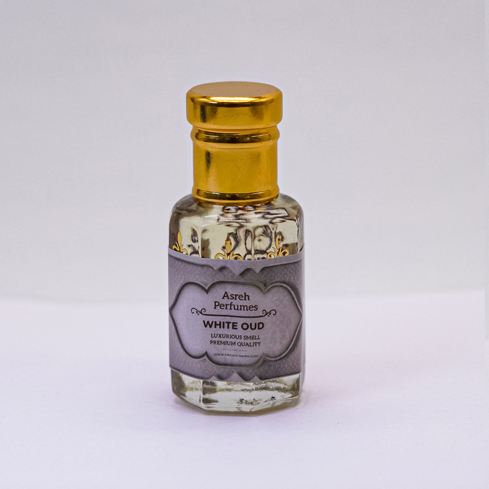 White Amber, White Oud &amp; White Musk 12ml each, pack of 3 - Asreh Premium Quality Attar