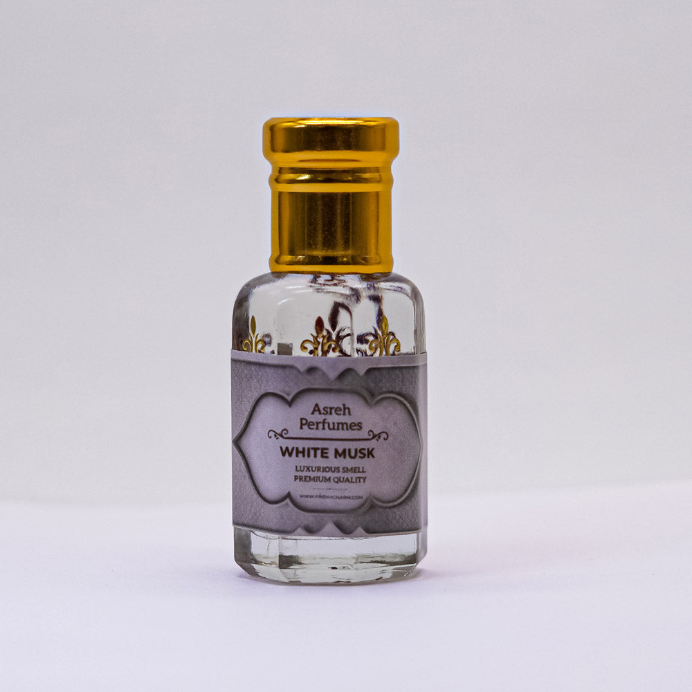 White Amber, White Oud &amp; White Musk 12ml each, pack of 3 - Asreh Premium Quality Attar