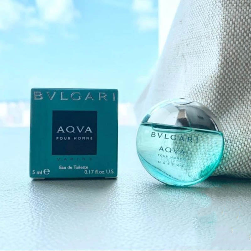 Bvlgari Aqva Marine Pour Homme Eau De Toilette Miniature 5ml