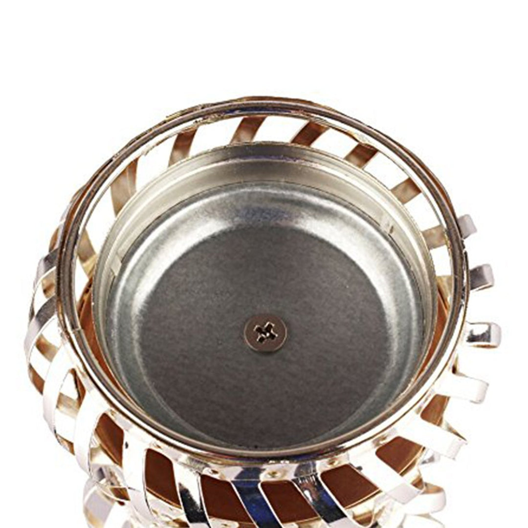 Electrical Bakhoor Burner &amp; 50g Fragrance Paste Iron Incense Holder - Silver (Oud/BAKHOOR/LOBAAN)