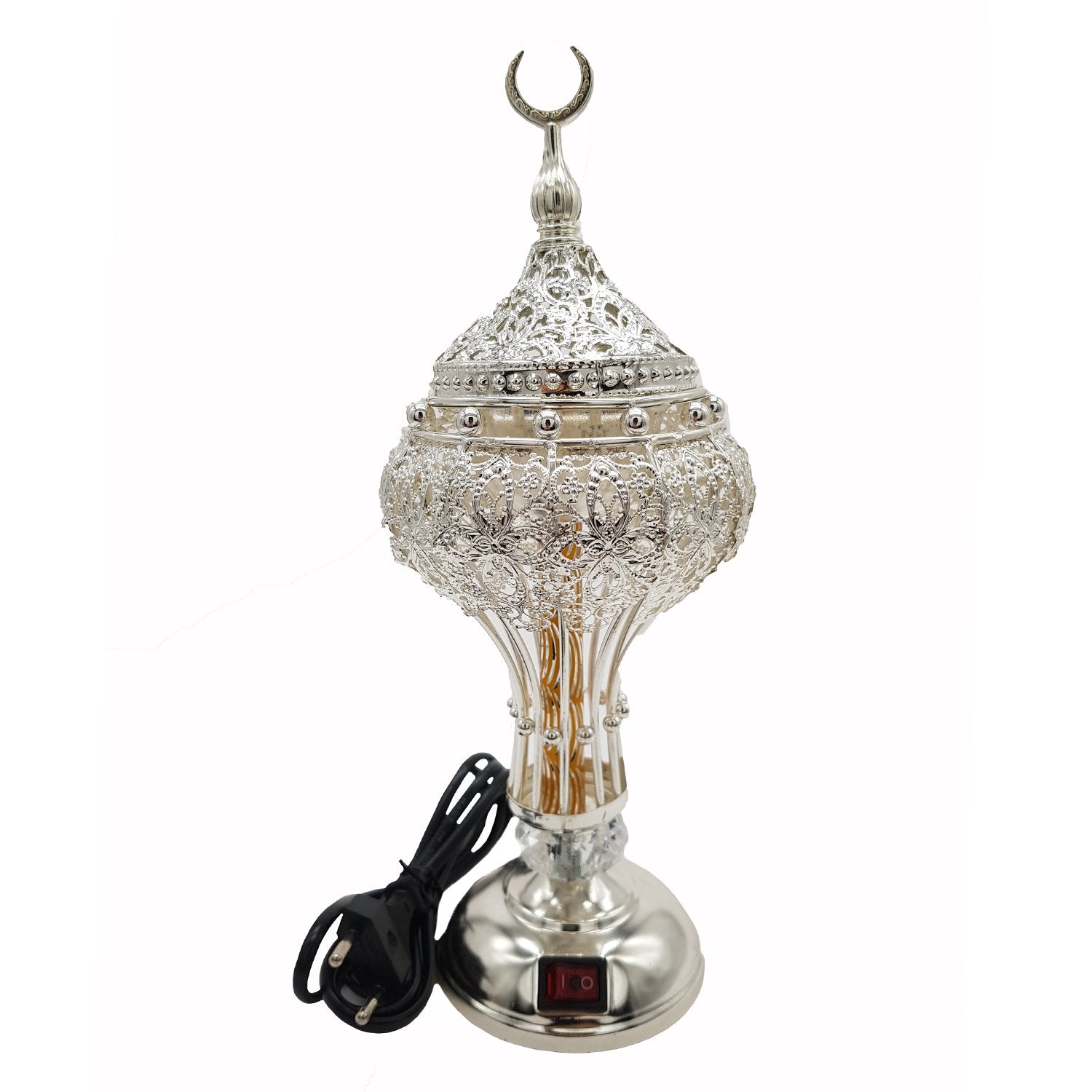 Electrical Bakhoor Burner & 50g Fragrance Paste - Silver
