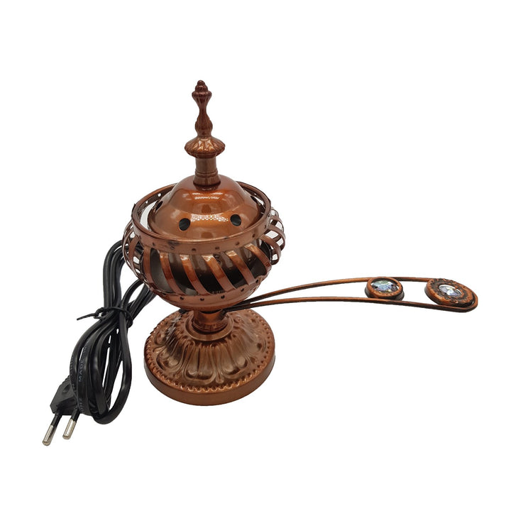 Electrical Bakhoor Burner &amp; 50g Fragrance Paste - Copper