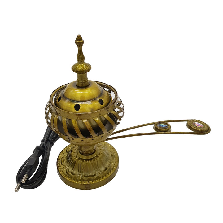 Electrical Bakhoor Burner &amp; 50g Fragrance Paste - Olive