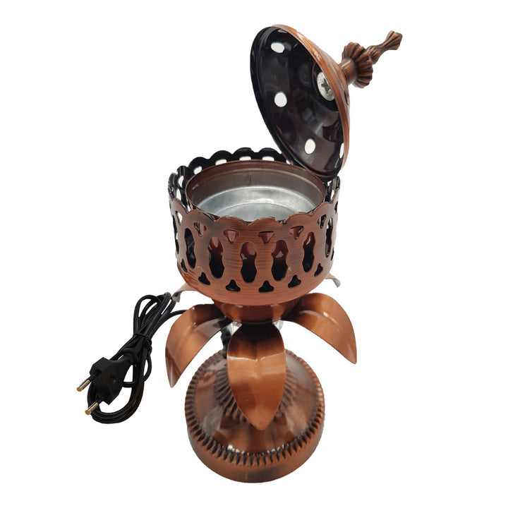Electrical Bakhoor Burner &amp; 50g Fragrance Paste - Copper