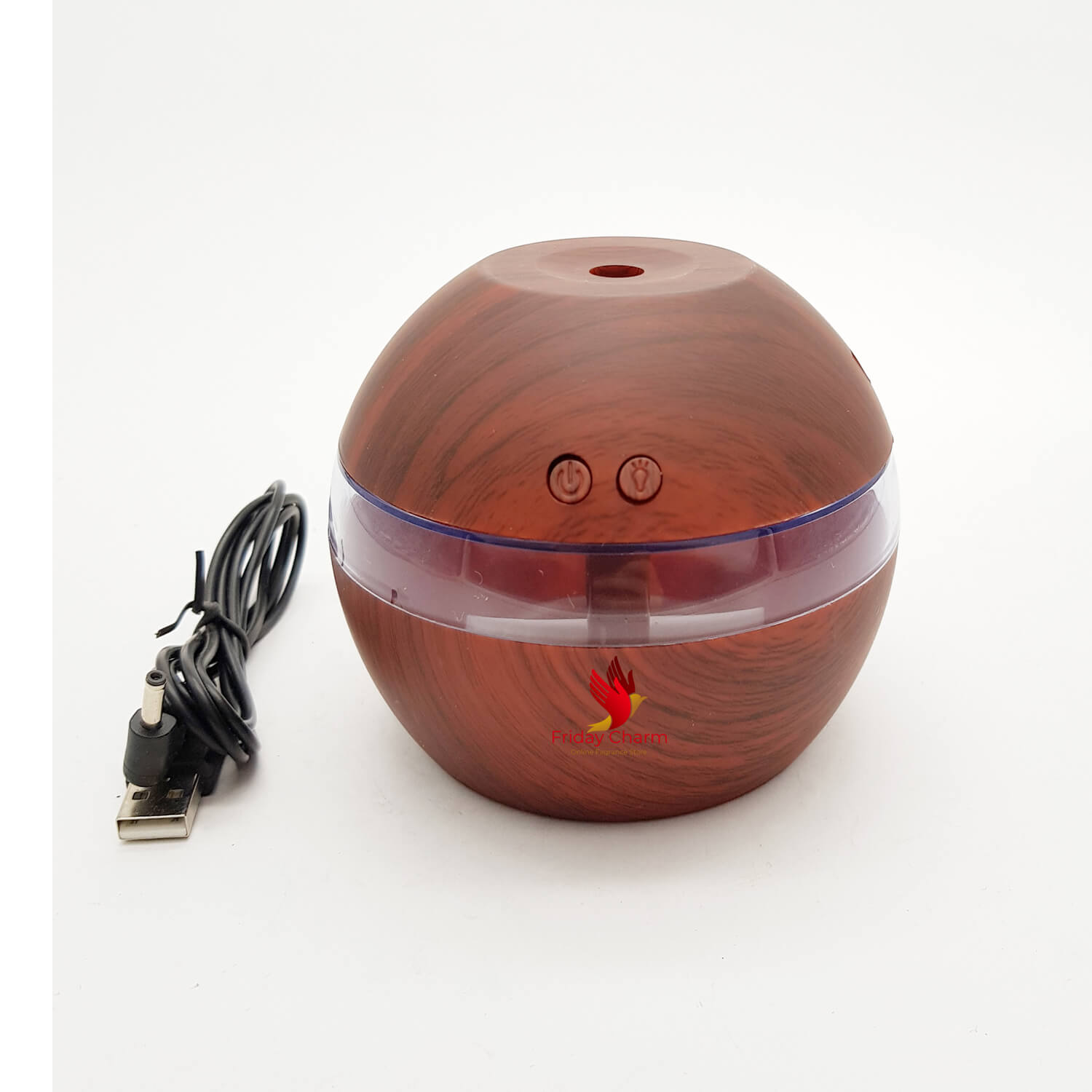 Electrical Aroma Oil Diffuser With Aroma Oil 1030 - Dark Brown
