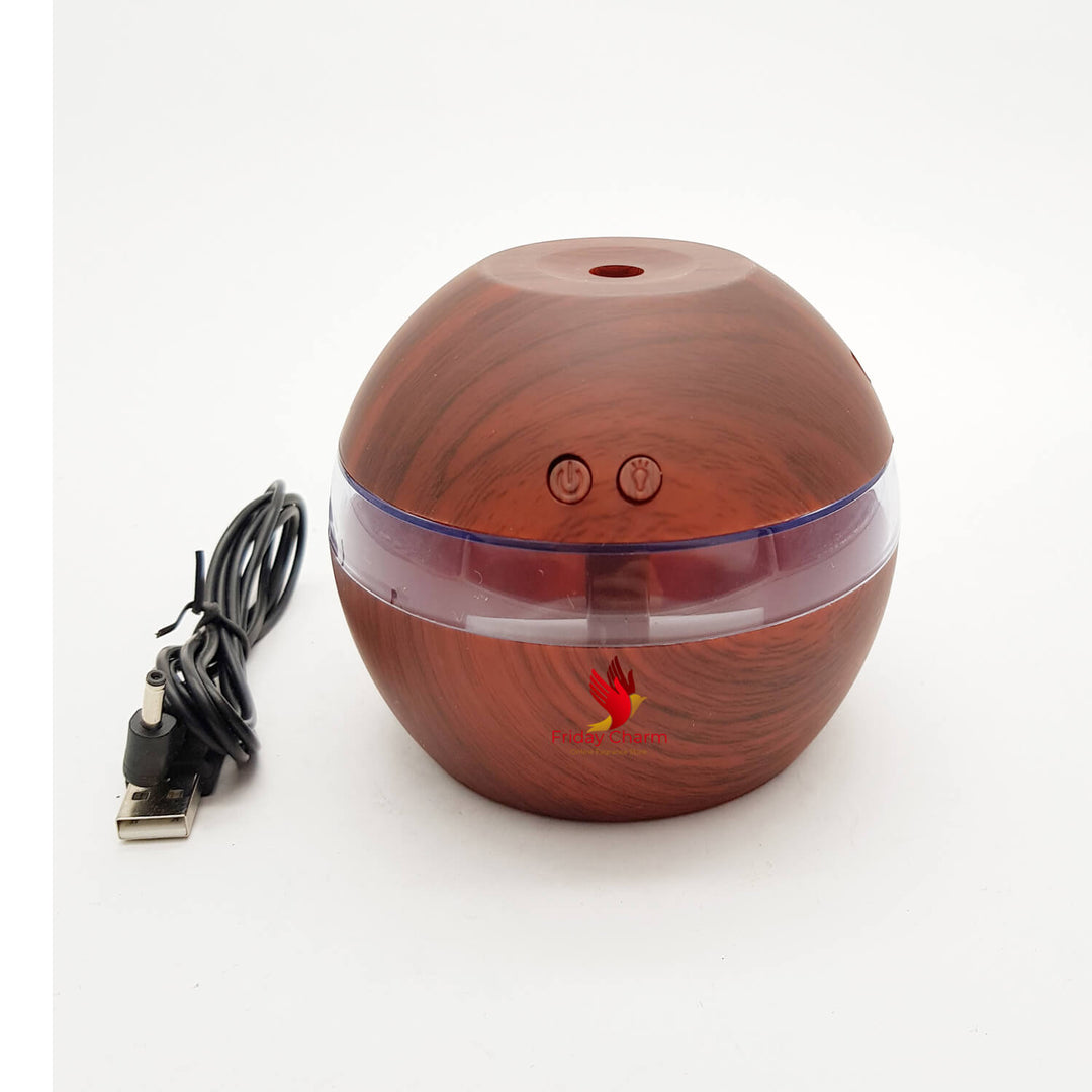 Electrical Aroma Oil Diffuser With Aroma Oil 1030 - Dark Brown