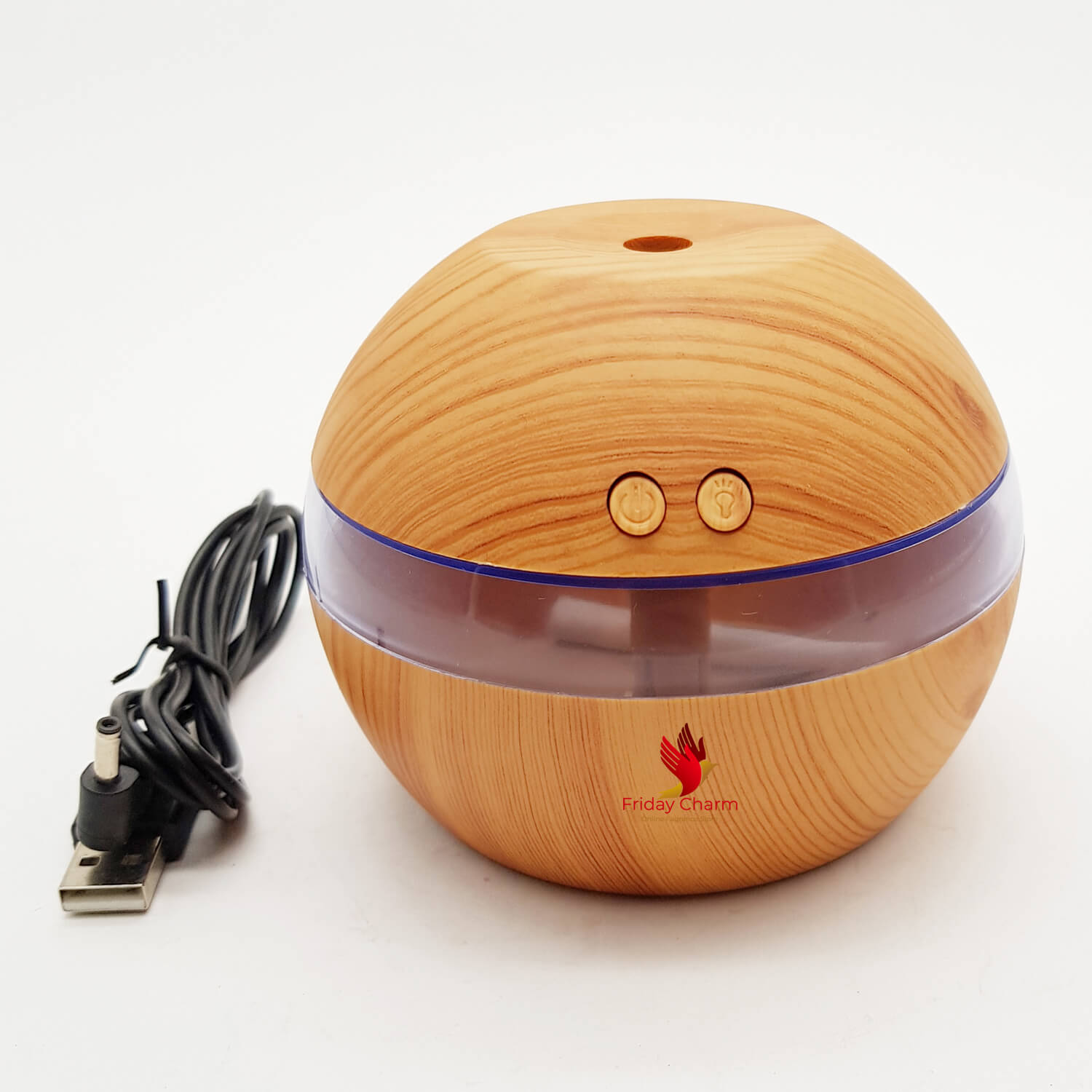 Electrical Aroma Oil Diffuser With Aroma Oil 1030 - Light Brown