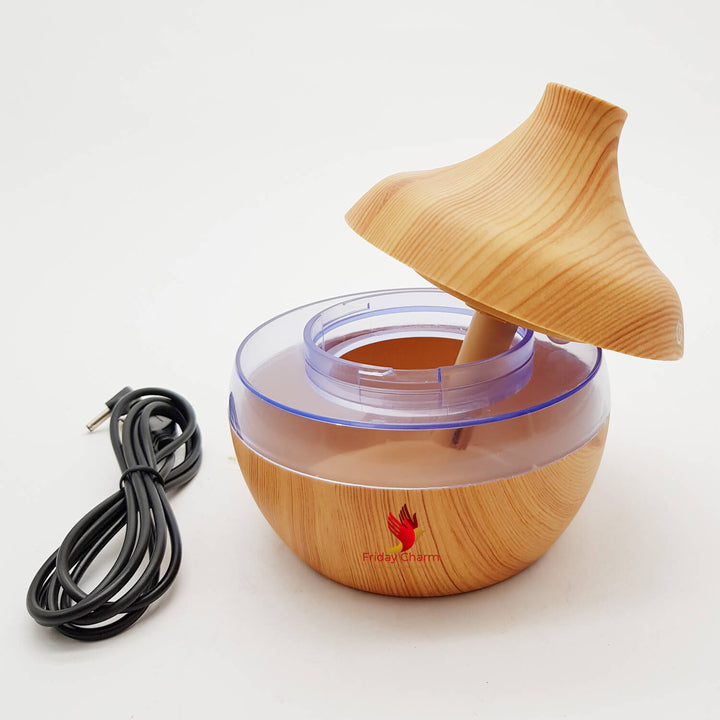 Electrical Aroma Oil Diffuser With Aroma Oil 1031 - Light Brown