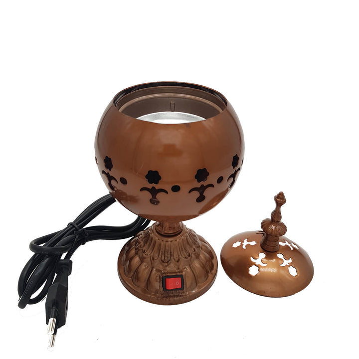 Exclusive Electrical Bakhoor Burner &amp; 40g Fragrance Paste - Copper