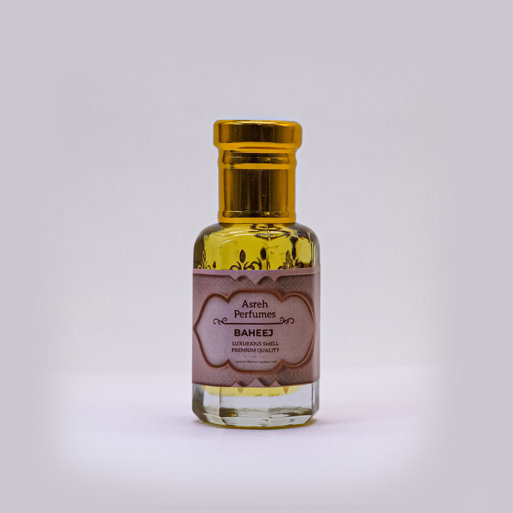 Fasli Gulab, Baheej &amp; Misik Rijali Gold 12ml each, pack of 3 - Asreh Premium Quality Attar