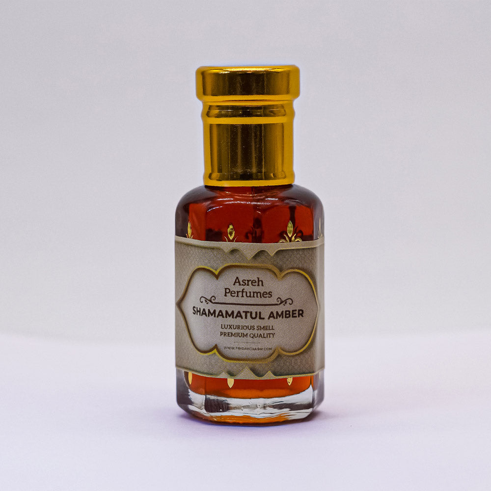 Shamamatul Amber, Mukhallat Abyaz &amp; Majmua Shahi 12ml each, pack of 3 - Asreh Premium Quality Attar
