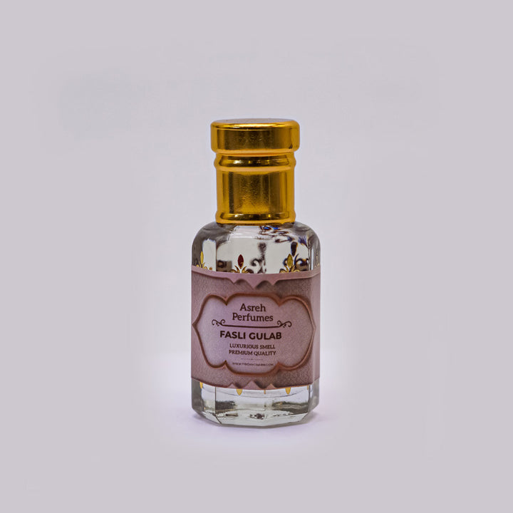 Fasli Gulab, Baheej &amp; Misik Rijali Gold 12ml each, pack of 3 - Asreh Premium Quality Attar