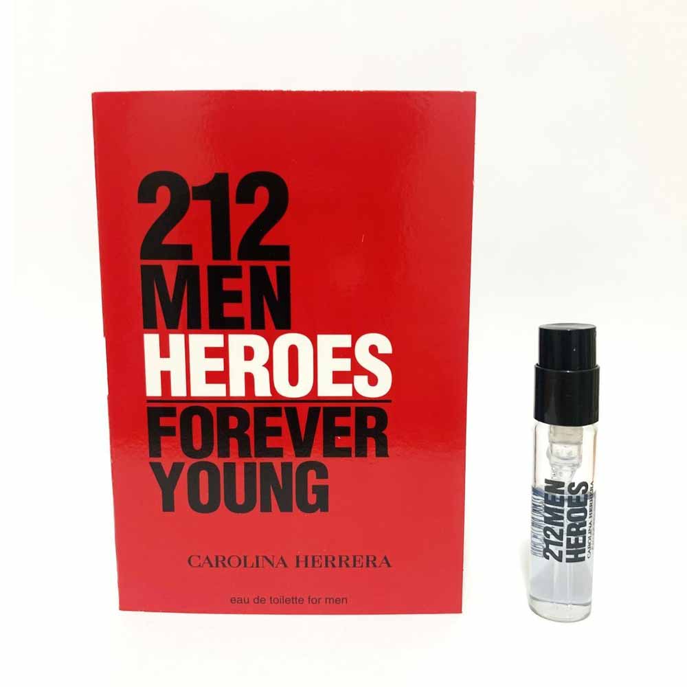 Carolina Herrera 212 Man Heroes Forever Young EDT 1.5ml vial