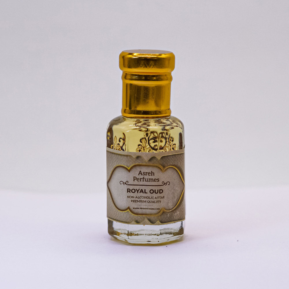 Royal Oud, Dehnul Oud &amp; Amber Oud 12ml Each, Pack Of 3 - Asreh Premium Quality Attar