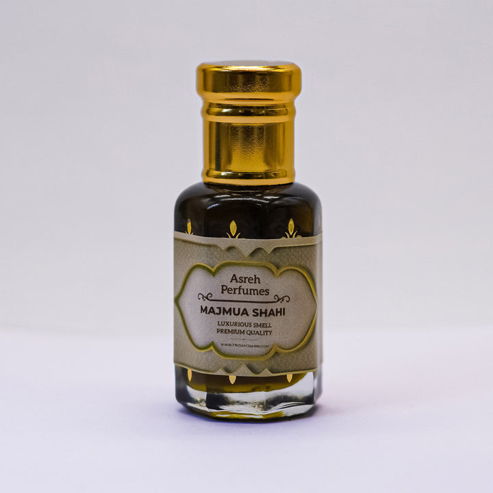 Shamamatul Amber, Mukhallat Abyaz &amp; Majmua Shahi 12ml each, pack of 3 - Asreh Premium Quality Attar