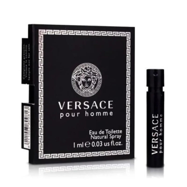 Versace Pour Homme Eau De Toilette Vial 1ml Pack Of 2