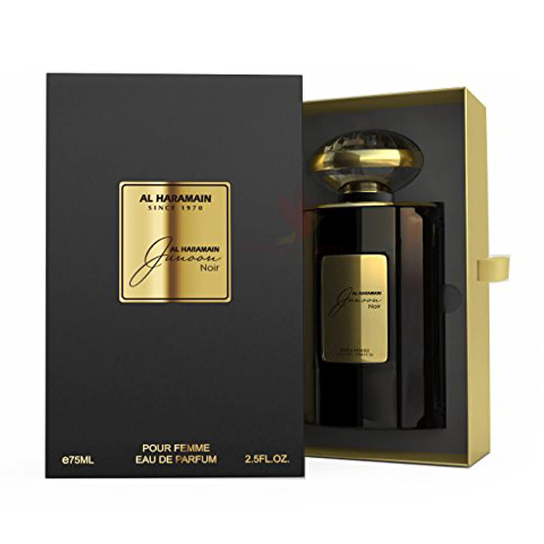 Al Haramain Junoon Noir Eau De Perfume Spray - 75ml