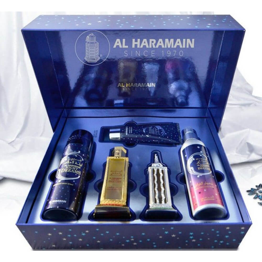 Al Haramain Night Dreams Fragrance-5 Piece Gift Set-Unisex