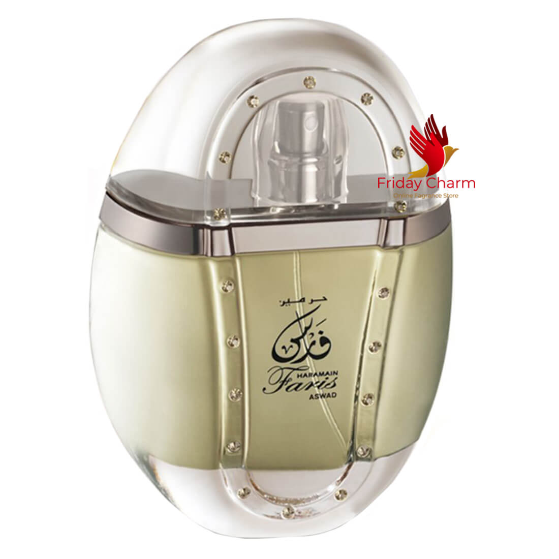 Al Haramain Faris Aswad Perfume Spray - 70ml
