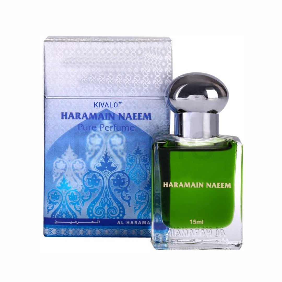 Al Haramain Dhahab &amp; Naeem Fragrance Pure Original Roll on Perfume Oil Pack of 2 (Attar) - 2 x 15 ml