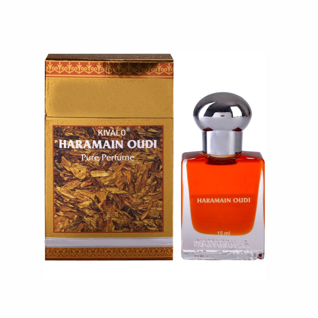 Al Haramain Oudi &amp; Firdous Fragrance Pure Original Roll on Perfume Oil Pack of 2 (Attar) - 2 x 15 ml