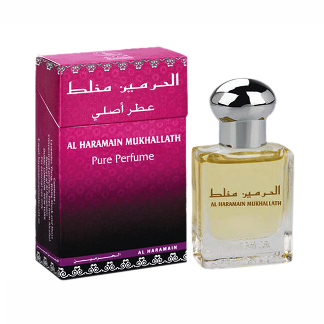 Al Haramain Mukhallath Fragrance Pure Original Roll on Perfume Oil (Attar) - 15 ml