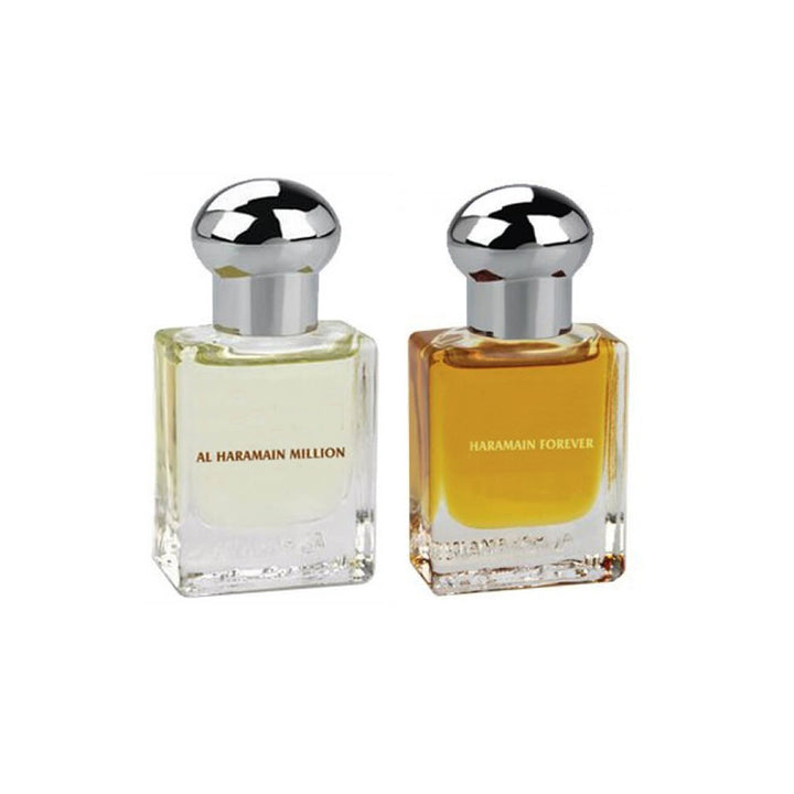 Al Haramain Million &amp; Forever Fragrance Pure Original Roll on Perfume Oil Pack of 2 (Attar) - 2 x 15 ml