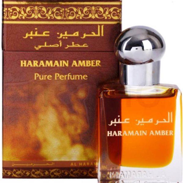 Al Haramain White Oudh &amp; Amber Pack of 2 Attar- 2 x 15ml